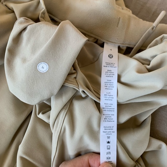 Trench stretch high-rise joggers full length - Picture 9 of 9